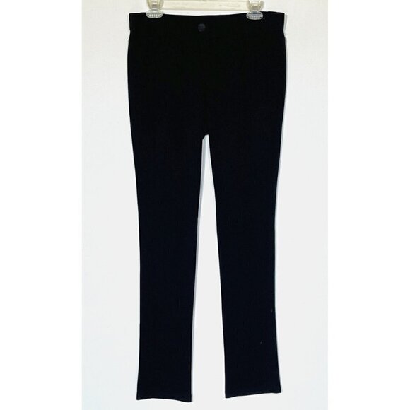 Theory Black Stretch Pull On Skinny Ankle Pants Leggings - Picture 1 of 6